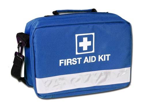 Small Blue First Aid Bag